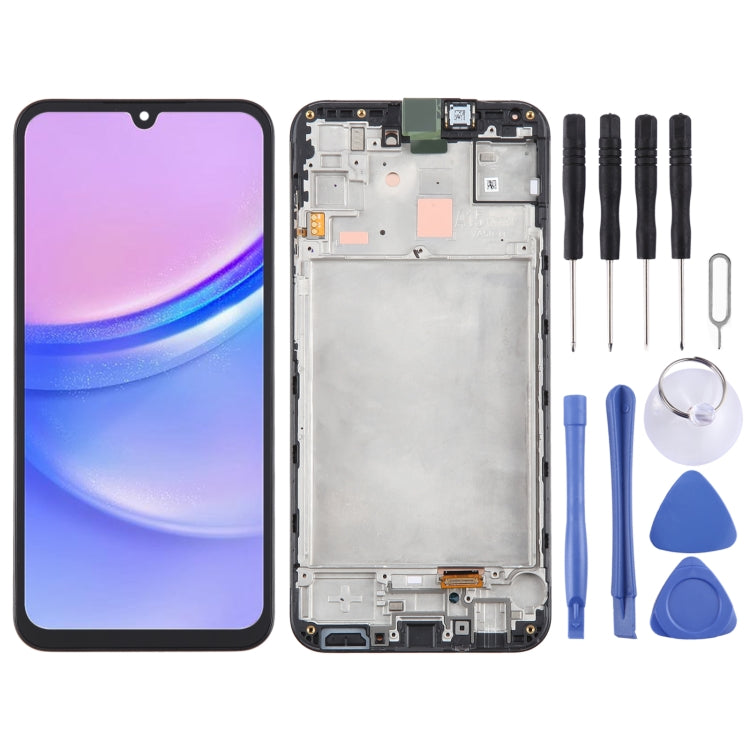 For Samsung Galaxy A15 5G SM-A156B Original LCD Screen Digitizer Full Assembly with Frame (Black) - Galaxy A Series Parts by PMC Jewellery | Online Shopping South Africa | PMC Jewellery | Buy Now Pay Later Mobicred