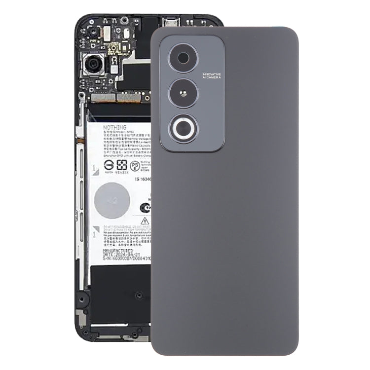 For OPPO A3 Pro 5G Original Battery Back Cover with Camera Lens(Black) - free shipping - PMC Jewellery - Order now!