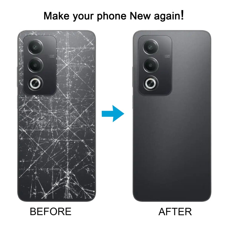 For OPPO A3 Pro 5G Original Battery Back Cover with Camera Lens(Black) - free shipping - PMC Jewellery - Order now!