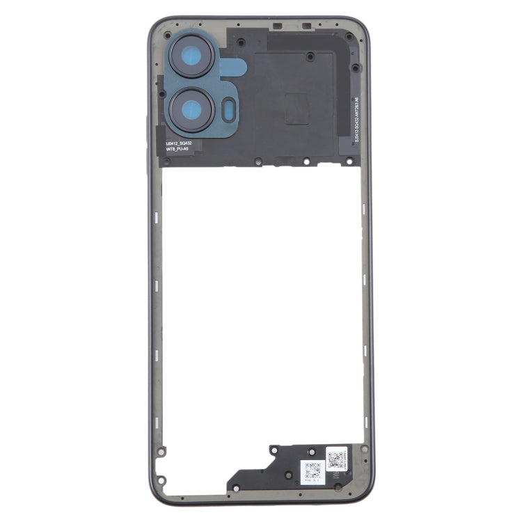 For Motorola Moto G34 Original Middle Frame Bezel Plate (Black) - Frame Bezel Plate by PMC Jewellery | Online Shopping South Africa | PMC Jewellery | Buy Now Pay Later Mobicred