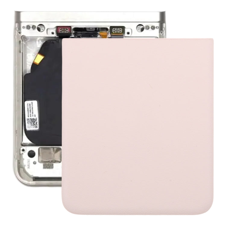 For Motorola Razr 40 Original Lower Part Battery Back Cover(Pink) - Back Cover by PMC Jewellery | Online Shopping South Africa | PMC Jewellery | Buy Now Pay Later Mobicred