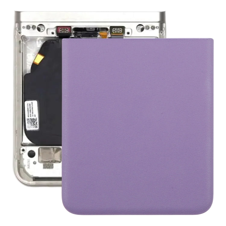 For Motorola Razr 40 Original Lower Part Battery Back Cover(Purple) - Back Cover by PMC Jewellery | Online Shopping South Africa | PMC Jewellery | Buy Now Pay Later Mobicred