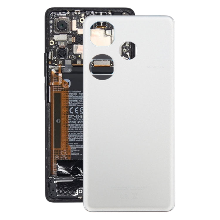 For Xiaomi Poco F6 Original Battery Back Cover(Silver) - Back Cover by PMC Jewellery | Online Shopping South Africa | PMC Jewellery | Buy Now Pay Later Mobicred