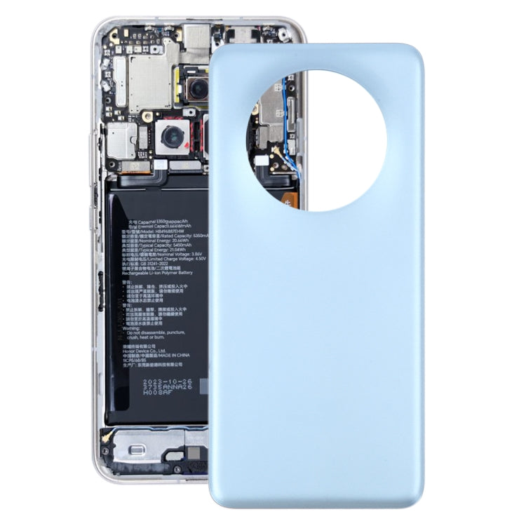 For Honor Magic5 Battery Back Cover(Blue) - Back Cover by PMC Jewellery | Online Shopping South Africa | PMC Jewellery | Buy Now Pay Later Mobicred