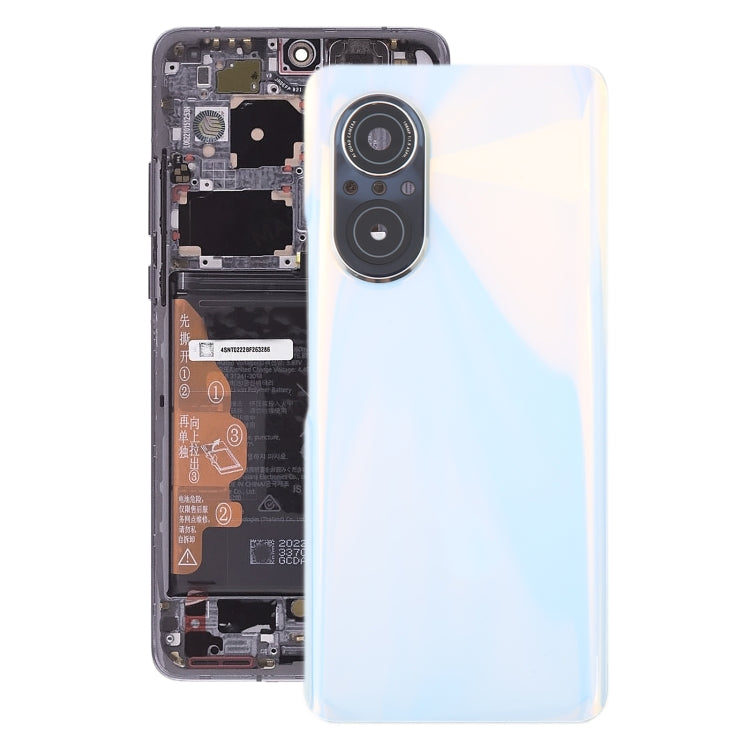 For Huawei Nova 9 SE Battery Back Cover with Camera Lens(White) - Back Cover by PMC Jewellery | Online Shopping South Africa | PMC Jewellery | Buy Now Pay Later Mobicred