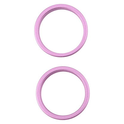 For iPhone 16 Plus 2pcs/set Rear Camera Glass Lens Metal Outside Protector Hoop Ring (Purple) -  by PMC Jewellery | Online Shopping South Africa | PMC Jewellery | Buy Now Pay Later Mobicred