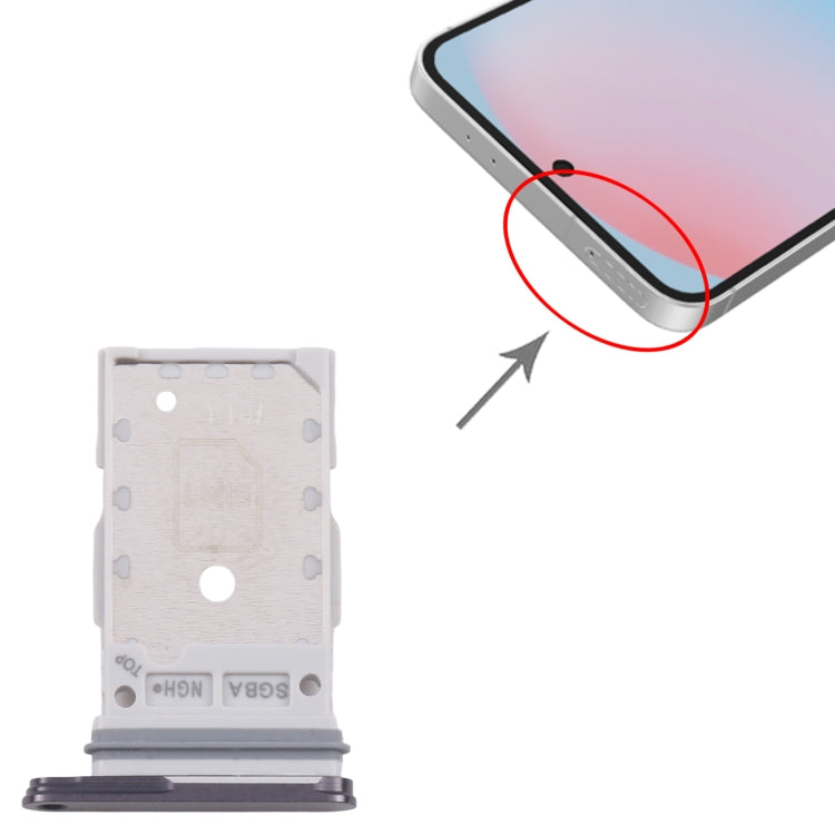 For Samsung Galaxy S24 FE SM-S721B Original SIM Card Tray + SIM Card Tray (Graphite Black) - free shipping - PMc TechLife - Order now!