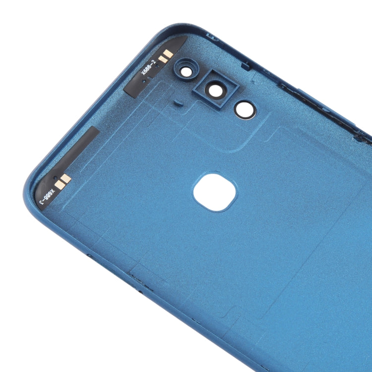 For Infinix Hot 10 Play Original Battery Back Cover(Blue) - Back Cover by PMc TechLife | Online Shopping South Africa | PMc TechLife | Buy Now Pay Later Mobicred