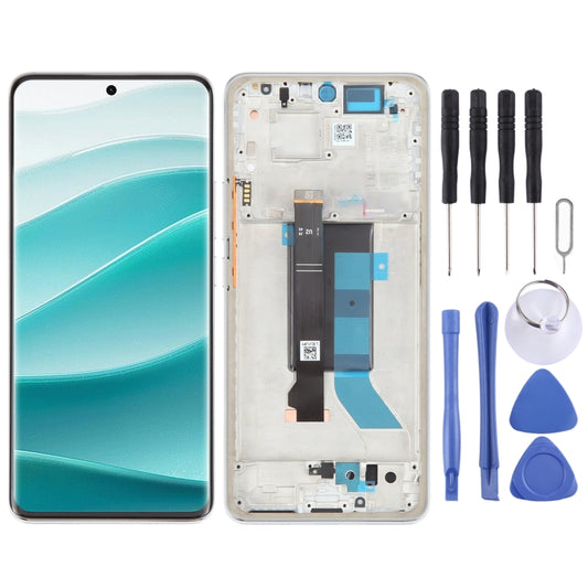 For Xiaomi Redmi Note 14 Pro 5G Original LCD Screen Digitizer Full Assembly with Frame (Silver) - LCD Screen by PMC Jewellery | Online Shopping South Africa | PMC Jewellery | Buy Now Pay Later Mobicred