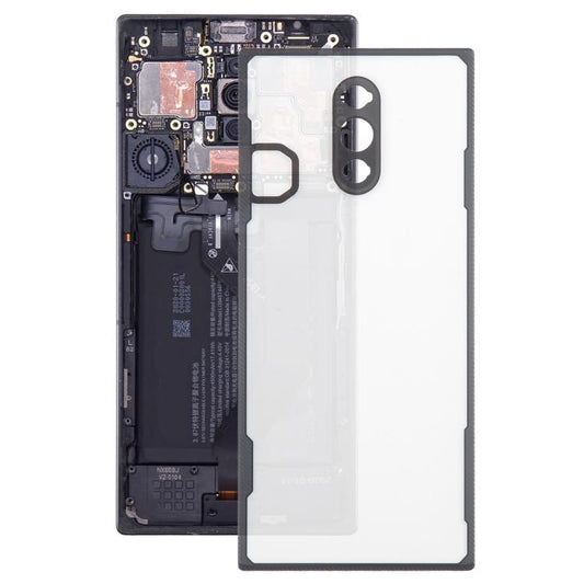 For ZTE nubia Red Magic 8S Pro NX729J Glass Battery Back Cover (Transparent) - For ZTE by PMC Jewellery | Online Shopping South Africa | PMC Jewellery | Buy Now Pay Later Mobicred