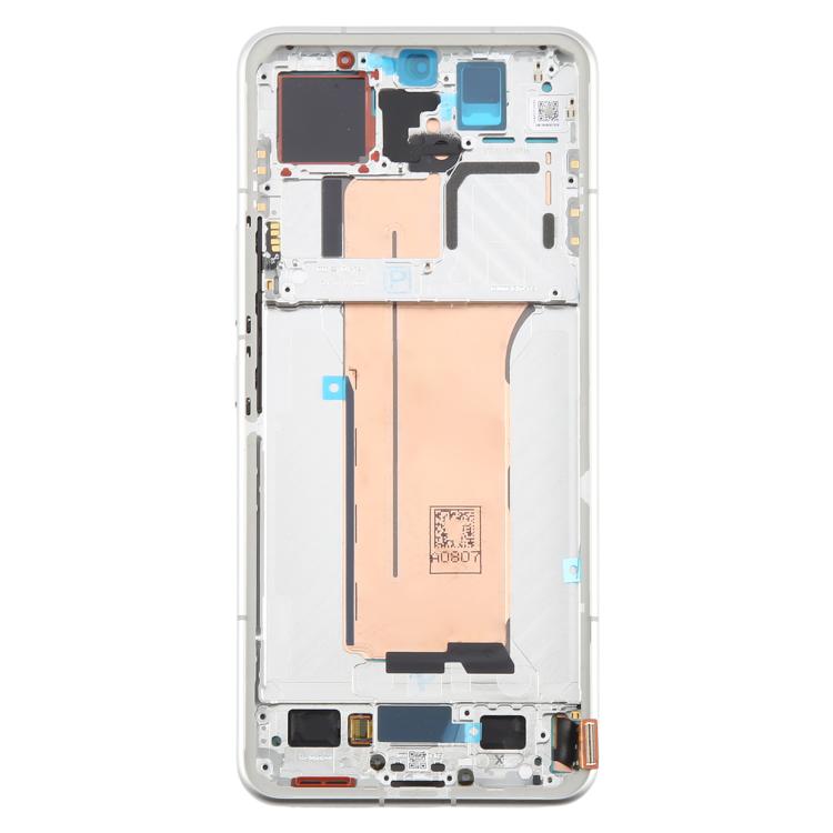 For Xiaomi 15 Pro AMOLED Original LCD Screen Digitizer Full Assembly with Frame (White) - LCD Screen by PMc TechLife | Online Shopping South Africa | PMc TechLife | Buy Now Pay Later Mobicred