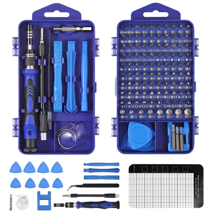 122 in 1 Precision Magnetic Screwdriver Kit (Blue) - Screwdriver Set by PMC TechLife | Online Shopping South Africa | PMC TechLife | Buy Now Pay Later Mobicred