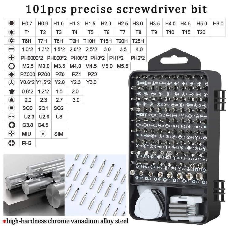 122 in 1 Precision Magnetic Screwdriver Kit (Purple) - Screwdriver Set by PMC TechLife | Online Shopping South Africa | PMC TechLife | Buy Now Pay Later Mobicred