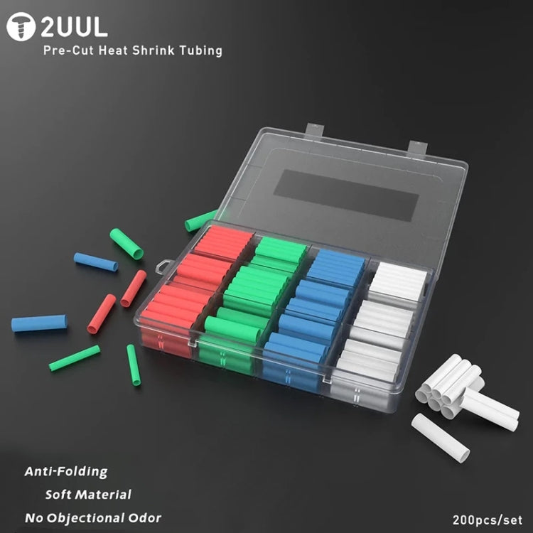 2UUL 200pcs/set PRE-CUT Heat Shrink Tubing - free shipping - PMC TechLife - Order now!