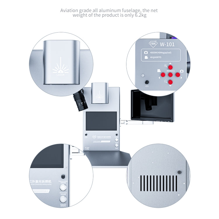 TBK R2201 Intelligent Thermal Infrared Imager Analyzer with Microscope, US Plug - Repair Platform by TBK | Online Shopping South Africa | PMC Jewellery | Buy Now Pay Later Mobicred