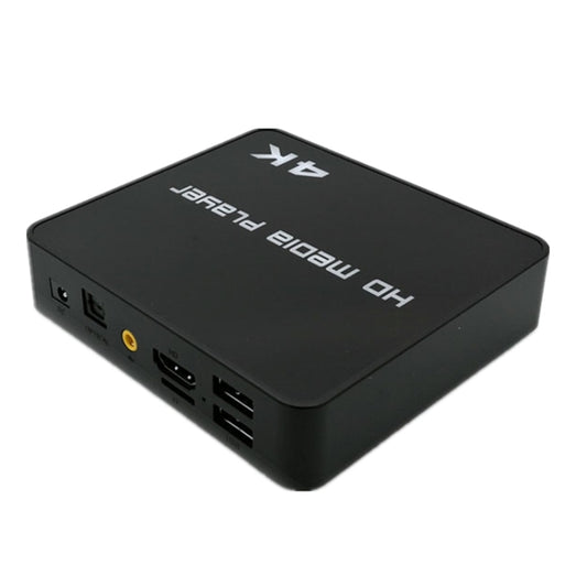 Uhd 4K Player Single-unit Advertising Machine Powered Up Automatically Plays Video PPT Horizontal and Vertical U Disk US(black) - Multimedia Player by PMC Jewellery | Online Shopping South Africa | PMC Jewellery | Buy Now Pay Later Mobicred