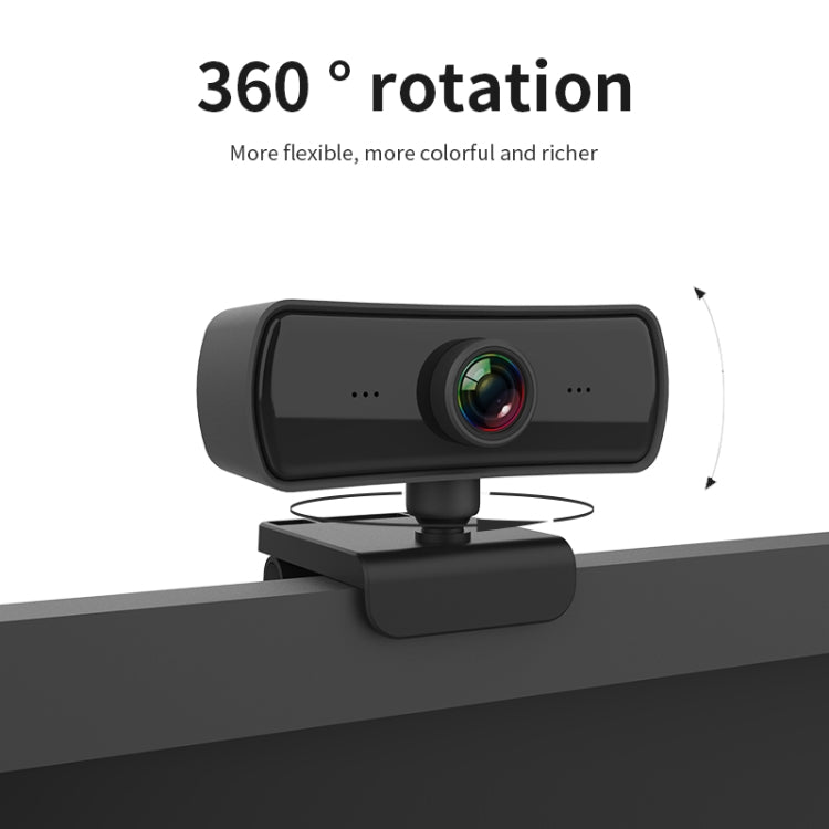 C3 400W Pixels 2K Resolution Auto Focus HD 1080P Webcam 360 Rotation For Live Broadcast Video Conference Work WebCamera With Mic USB Driver-free - HD Camera by PMC Jewellery | Online Shopping South Africa | PMC Jewellery | Buy Now Pay Later Mobicred