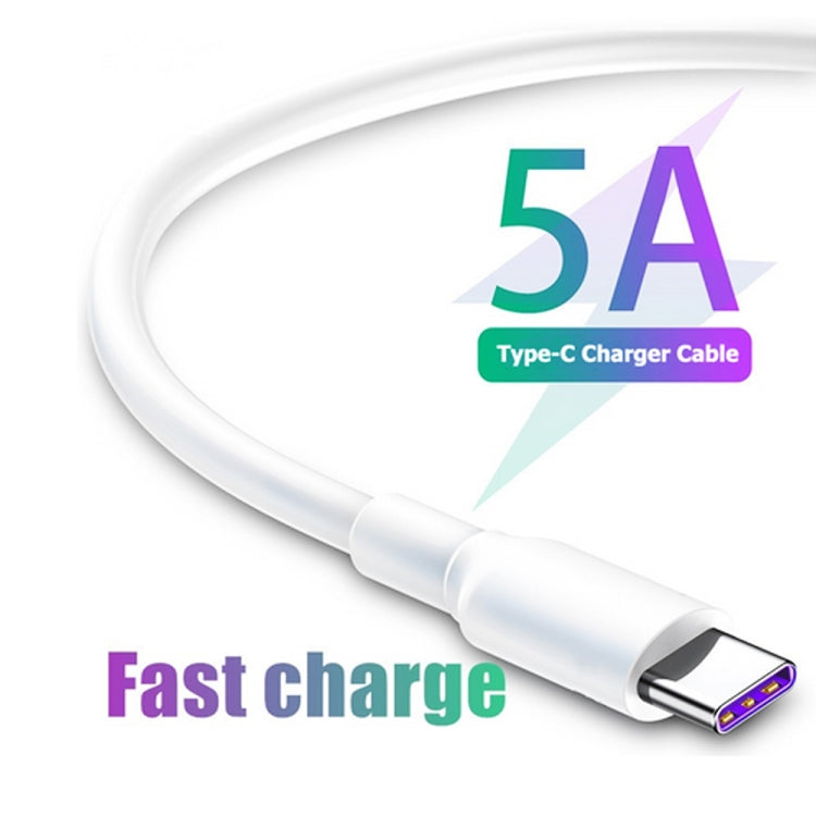 5A USB to USB-C / Type-C Flash Charging Data Cable, Cable Length: 1m - USB-C & Type-C Cable by PMC TechLife | Online Shopping South Africa | PMC TechLife | Buy Now Pay Later Mobicred
