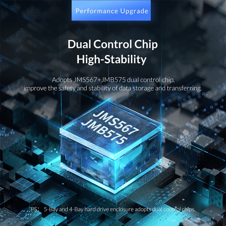 ORICO 9548U3-BK 3.5-Inch Multi-Bay Hard Drive Enclosure - HDD Enclosure by ORICO | Online Shopping South Africa | PMC TechLife | Buy Now Pay Later Mobicred