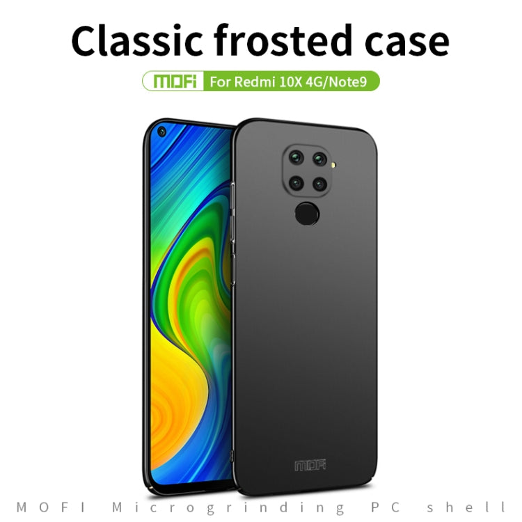 For Xiaomi Redmi 10X 4G MOFI Frosted PC Ultra-thin Hard Case(Blue) - Xiaomi Cases by MOFI | Online Shopping South Africa | PMC TechLife | Buy Now Pay Later Mobicred