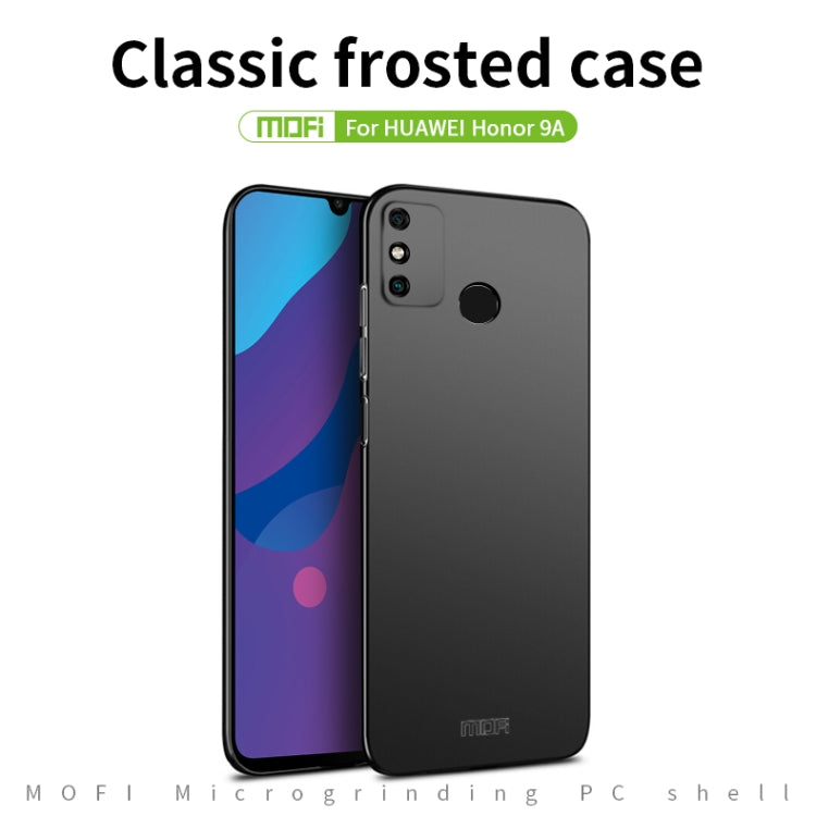 For Huawei Honor 9A MOFI Frosted PC Ultra-thin Hard Case(Black) - free shipping - PMC TechLife - Order now!