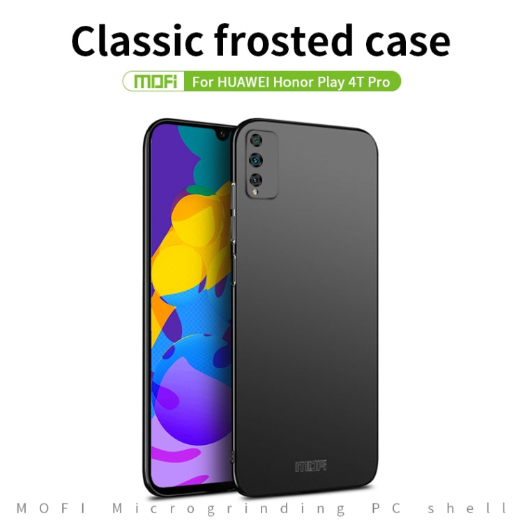 For Huawei Honor Play 4T Pro MOFI Frosted PC Ultra-thin Hard Case(Red) - Honor Cases by MOFI | Online Shopping South Africa | PMC TechLife | Buy Now Pay Later Mobicred