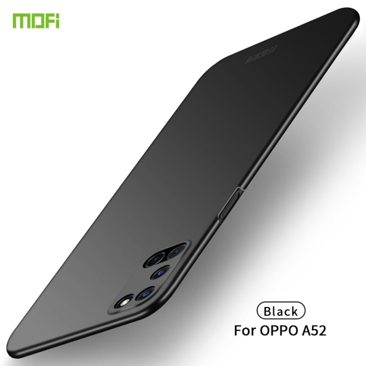 For OPPO A52 MOFI Frosted PC Ultra-thin Hard Case(Black) - OPPO Cases by MOFI | Online Shopping South Africa | PMC TechLife | Buy Now Pay Later Mobicred