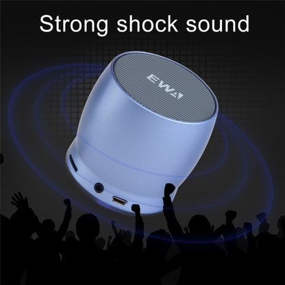 EWA A150 Portable Mini Bluetooth Speaker Wireless Hifi Stereo Strong Bass Music Boom Box Metal Subwoofer, Support Micro SD Card & 3.5mm AUX(Black Gray) - Desktop Speaker by EWA | Online Shopping South Africa | PMC Jewellery | Buy Now Pay Later Mobicred