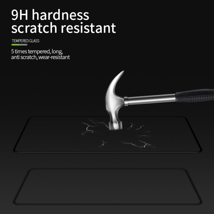 For Xiaomi Redmi Note 9S/Note 9 Pro MOFI 9H 3D Explosion-proof Curved Screen Tempered Glass Film(Black) -  by MOFI | Online Shopping South Africa | PMC TechLife | Buy Now Pay Later Mobicred