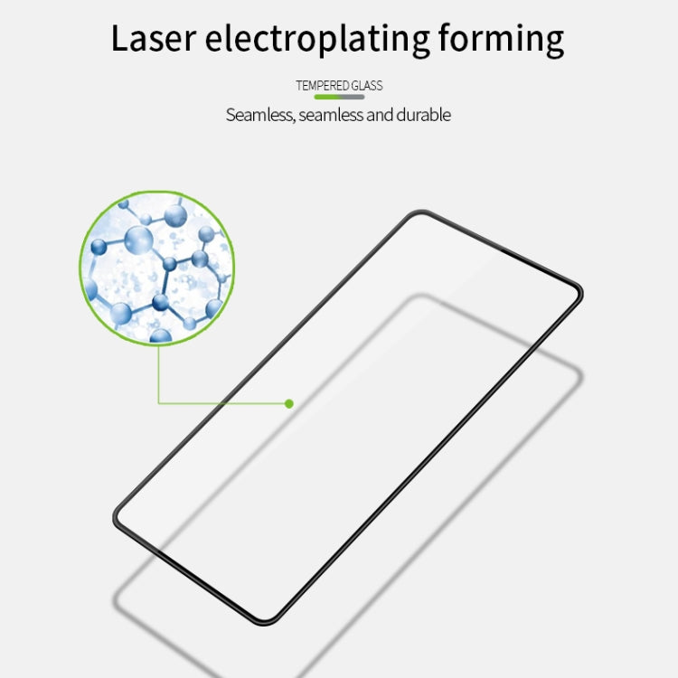 For Xiaomi Redmi Note 9S/Note 9 Pro MOFI 9H 3D Explosion-proof Curved Screen Tempered Glass Film(Black) -  by MOFI | Online Shopping South Africa | PMC TechLife | Buy Now Pay Later Mobicred
