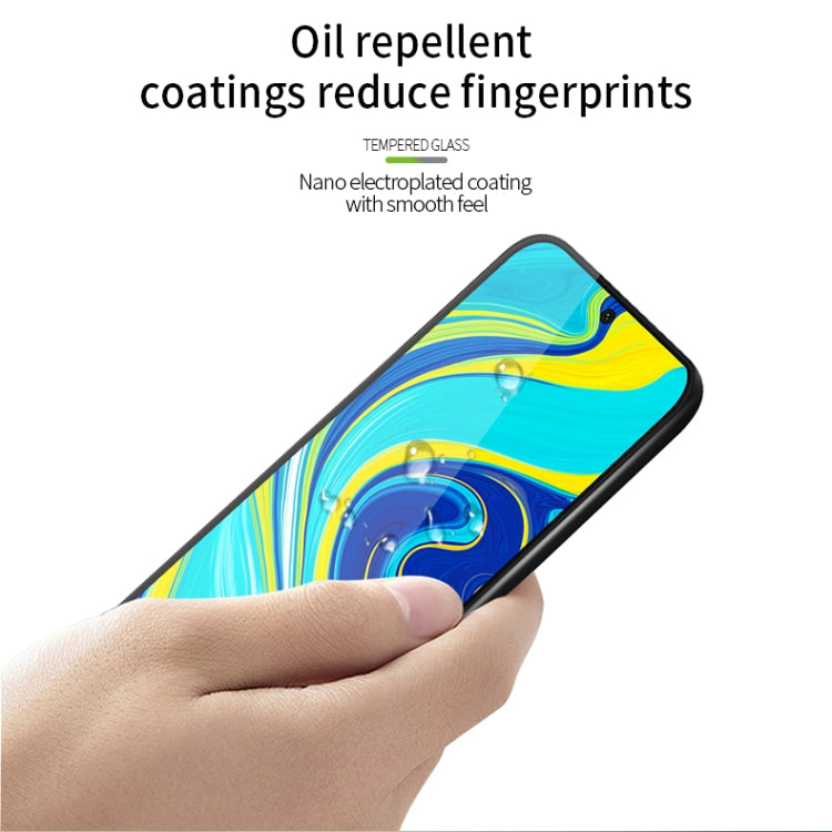 For Xiaomi Redmi Note 9S/Note 9 Pro MOFI 9H 3D Explosion-proof Curved Screen Tempered Glass Film(Black) -  by MOFI | Online Shopping South Africa | PMC TechLife | Buy Now Pay Later Mobicred