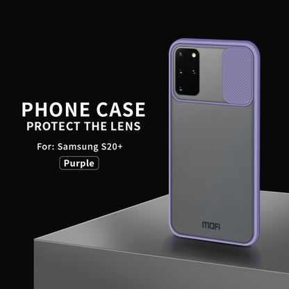 For Samsung Galaxy S20 Plus MOFI Xing Dun Series Translucent Frosted PC + TPU Privacy Anti-glare Shockproof All-inclusive Protective Case(Purple) - Galaxy Phone Cases by MOFI | Online Shopping South Africa | PMC Jewellery | Buy Now Pay Later Mobicred