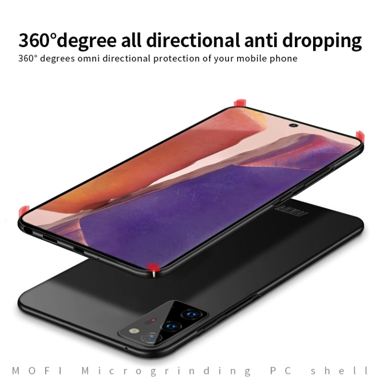 For Samsung Galaxy Note20 Ultra MOFI Frosted PC Ultra-thin Hard Case(Black) - free shipping - PMC TechLife - Order now!