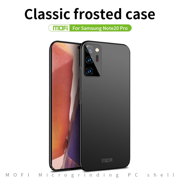 For Samsung Galaxy Note20 Ultra MOFI Frosted PC Ultra-thin Hard Case(Gold) - Galaxy Note20 Ultra Cases by MOFI | Online Shopping South Africa | PMC TechLife