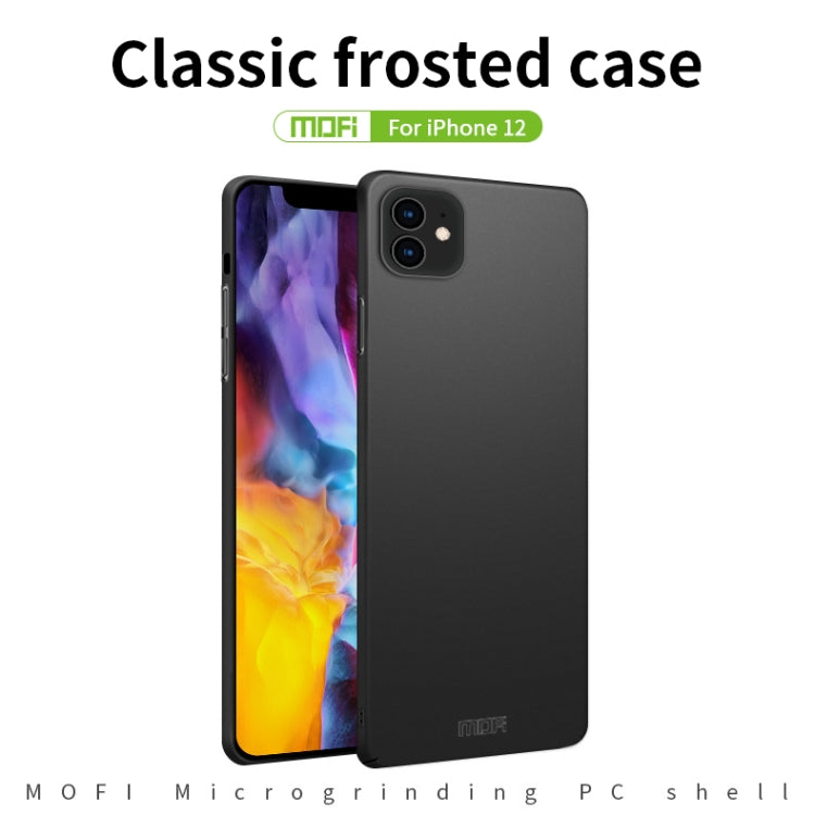 For iPhone 12 mini MOFI Frosted PC Ultra-thin Hard Case(Red) - iPhone 12 mini Cases by MOFI | Online Shopping South Africa | PMC TechLife