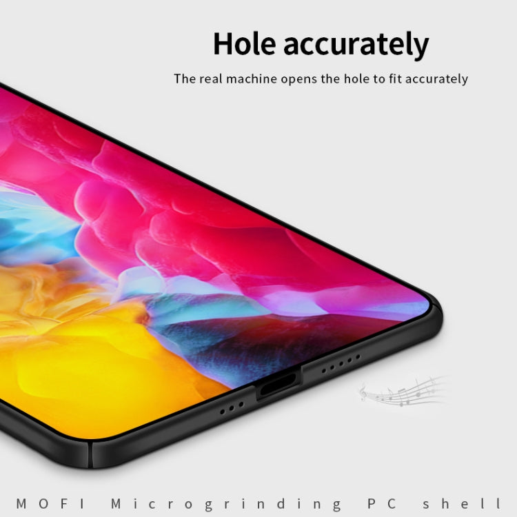 For iPhone 12 / 12 Pro MOFI Frosted PC Ultra-thin Hard Case(Gold) - iPhone 12 / 12 Pro Cases by MOFI | Online Shopping South Africa | PMC TechLife | Buy Now Pay Later Mobicred