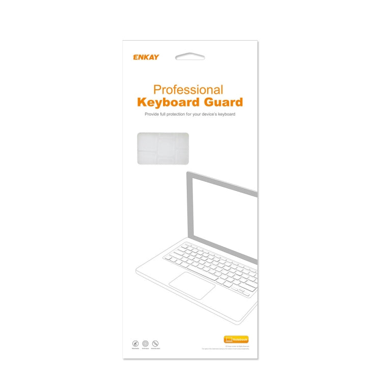 ENKAY Hat-Prince 3 in 1 For MacBook Pro 13 inch A2289 / A2251 (2020) Crystal Hard Shell Protective Case + US Version Ultra-thin TPU Keyboard Protector Cover + Anti-dust Plugs Set(Orange) - free shipping - PMC Jewellery - Order now!