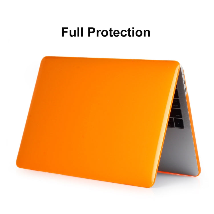 ENKAY Hat-Prince 3 in 1 For MacBook Pro 13 inch A2289 / A2251 (2020) Crystal Hard Shell Protective Case + US Version Ultra-thin TPU Keyboard Protector Cover + Anti-dust Plugs Set(Orange) - free shipping - PMC Jewellery - Order now!