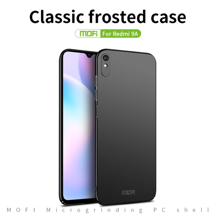 For Xiaomi Redmi 9A MOFI Frosted PC Ultra-thin Hard Case(Gold) - Xiaomi Cases by MOFI | Online Shopping South Africa | PMC TechLife | Buy Now Pay Later Mobicred