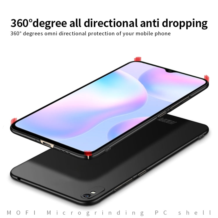 For Xiaomi Redmi 9A MOFI Frosted PC Ultra-thin Hard Case(Gold) - Xiaomi Cases by MOFI | Online Shopping South Africa | PMC TechLife | Buy Now Pay Later Mobicred