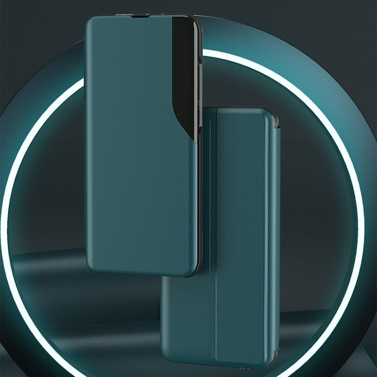 For Samsung Galaxy A81 / Note10 Lite / M60s Attraction Flip Holder Leather Phone Case(Green) - Galaxy Phone Cases by PMC TechLife | Online Shopping South Africa | PMC TechLife