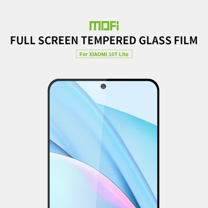 For Xiaomi 10T Lite MOFI 9H 2.5D Full Screen Tempered Glass Film(Black) -  by MOFI | Online Shopping South Africa | PMC Jewellery