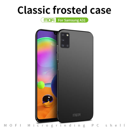 For Samsung Galaxy A31 MOFI Frosted PC Ultra-thin Hard Case(Blue) - Galaxy Phone Cases by MOFI | Online Shopping South Africa | PMC Jewellery