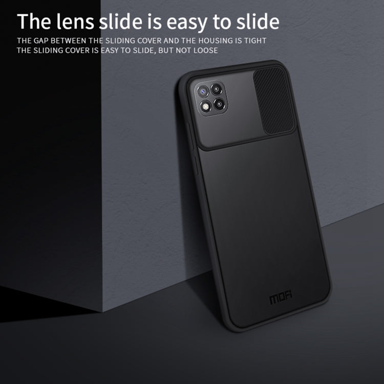 For Xiaomi Poco C3 MOFI Xing Dun Series Translucent Frosted PC + TPU Privacy Anti-glare Shockproof All-inclusive Protective Case(Green) - Xiaomi Cases by MOFI | Online Shopping South Africa | PMC Jewellery