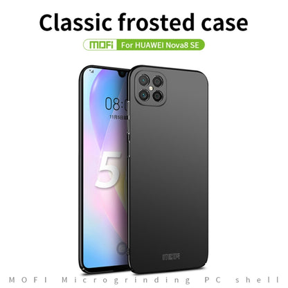 For Huawei nova 8 SE MOFI Frosted PC Ultra-thin Hard Case (Blue) - Huawei Cases by MOFI | Online Shopping South Africa | PMC Jewellery