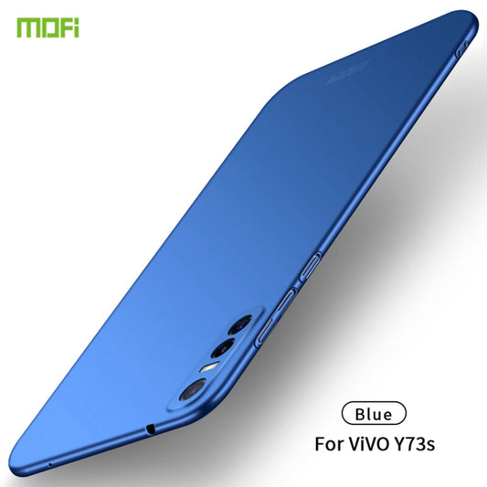 For vivo Y73s MOFI Frosted PC Ultra-thin Hard Case (Blue) - vivo Cases by MOFI | Online Shopping South Africa | PMC Jewellery