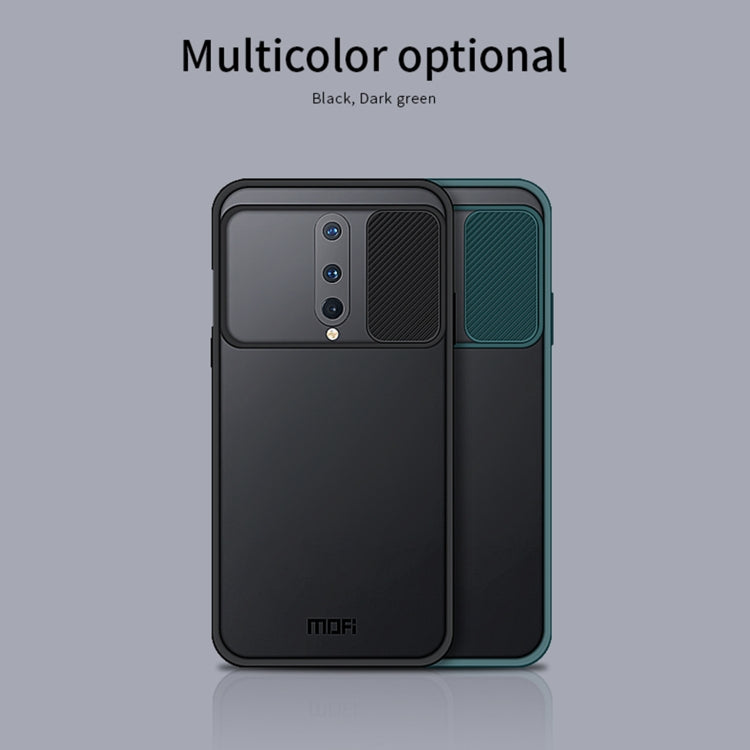 For OnePlus 8 MOFI Xing Dun Series Translucent Frosted PC + TPU Privacy Anti-glare Shockproof All-inclusive Protective Case(Black) - OnePlus Cases by MOFI | Online Shopping South Africa | PMC Jewellery