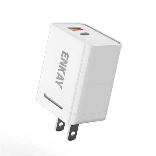 ENKAY Hat-Prince U033 18W 3A PD+QC 3.0 Fast Charging Travel Charger Power Adapter, US Plug - USB Charger by ENKAY | Online Shopping South Africa | PMC Jewellery | Buy Now Pay Later Mobicred