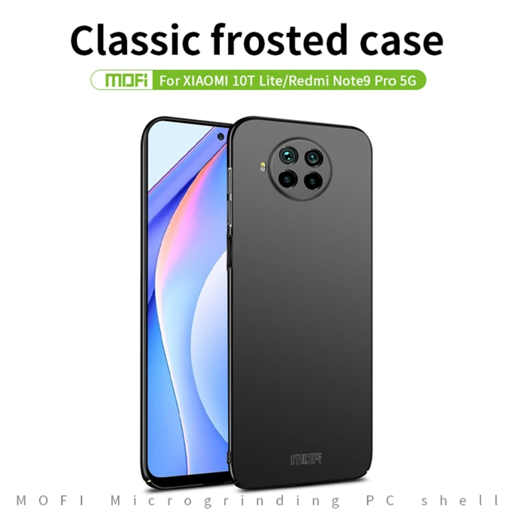 For Xiaomi Mi 10T Lite/NOTE9 PRO 5G MOFI Frosted PC Ultra-thin Hard C(Black) - Xiaomi Cases by MOFI | Online Shopping South Africa | PMC Jewellery