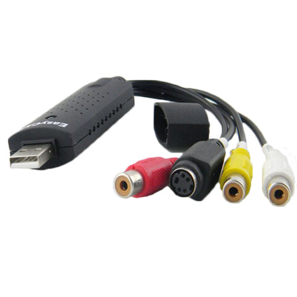 Portable USB 2.0 Video + Audio RCA Female to Female Connector for TV / DVD / VHS Support Vista 64 / win 7 / win 8 / win 10 / Mac OS - RCA Adapter by PMC Jewellery | Online Shopping South Africa | PMC Jewellery | Buy Now Pay Later Mobicred